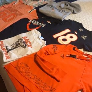 1/2 dozen Broncos Lot all fit SM/MED women